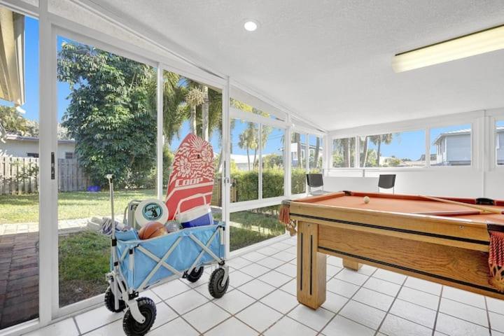 Beautiful 4 Bedrooms/Pool/Walk To Beach Deerfield Beach Esterno foto